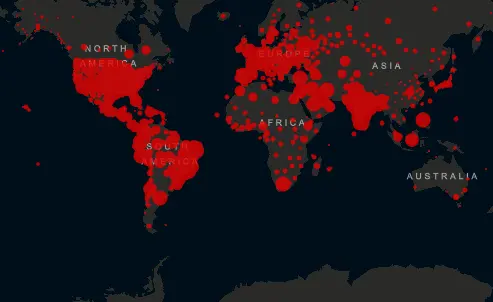 Mortes por Covid-19 no mundo