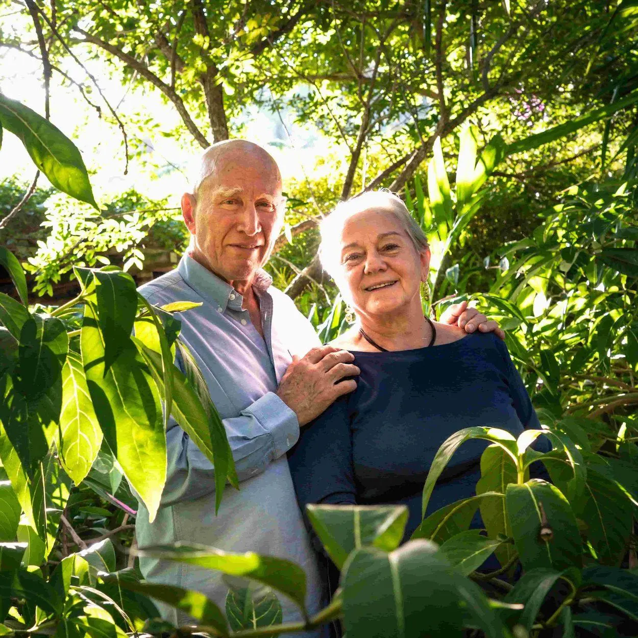 O fotógrafo e sua esposa, Lélia