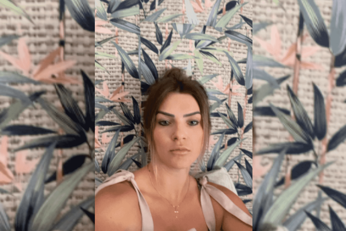 imagem mostra mulher da briga no leblon