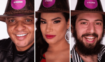 Enquete A Fazenda 12: Cartolouco, Raissa ou Beatbox, quem deve ser eliminado?