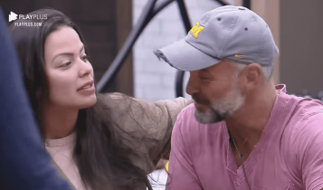 Victória Villarim e Mateus Carrieri em A Fazenda 2020