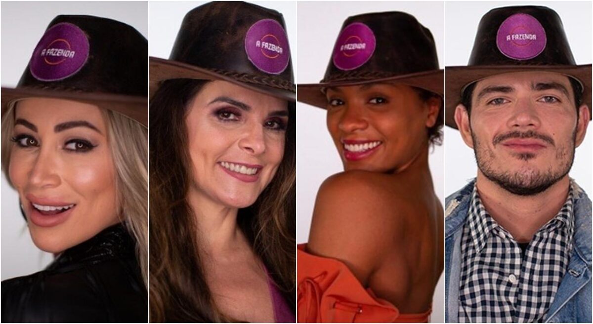 Imagem de Carol Narizinho, Luiza Ambiel, Lidi Lisboa e JP Gadêlha Enquete A Fazenda 12