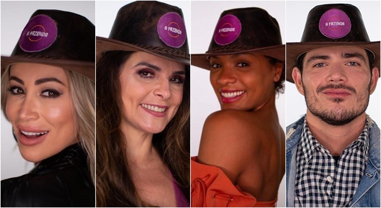 Imagem de Carol Narizinho, Luiza Ambiel, Lidi Lisboa e JP Gadêlha Enquete A Fazenda 12