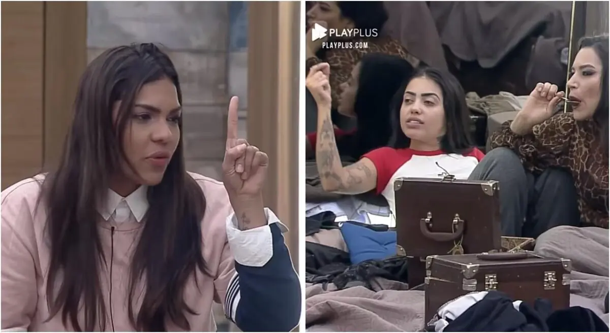 Imagem de Tays Reis e MC Mirella em A Fazenda 2020