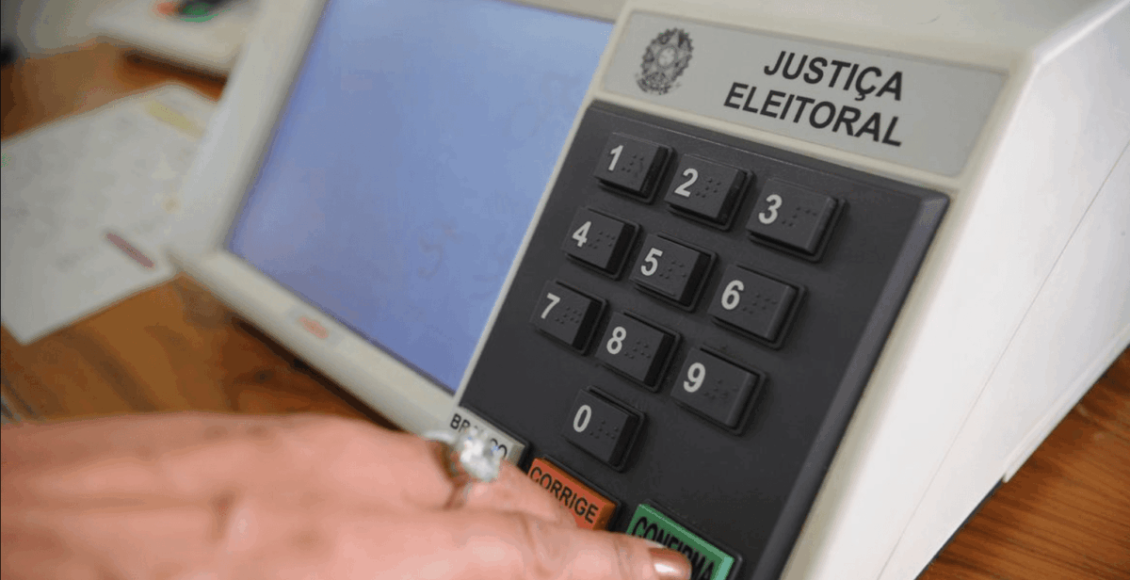 Eleições 20020: Foto mostra urna eletrônica.