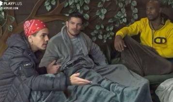 Biel conversa com peões na casa da árvore em A Fazenda 2020