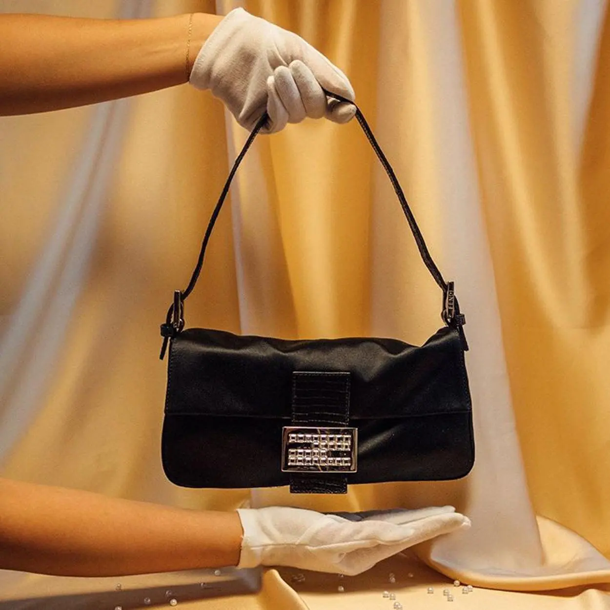 bolsa baguete Bolsa para a noite