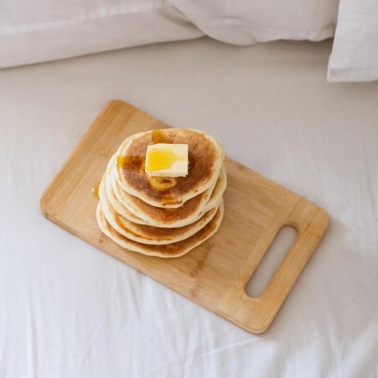 Café da manhã fit panqueca de aveia