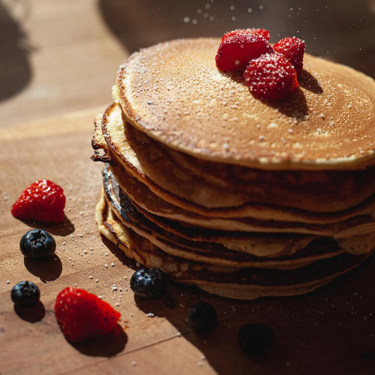 Café da manhã fit receita de panqueca