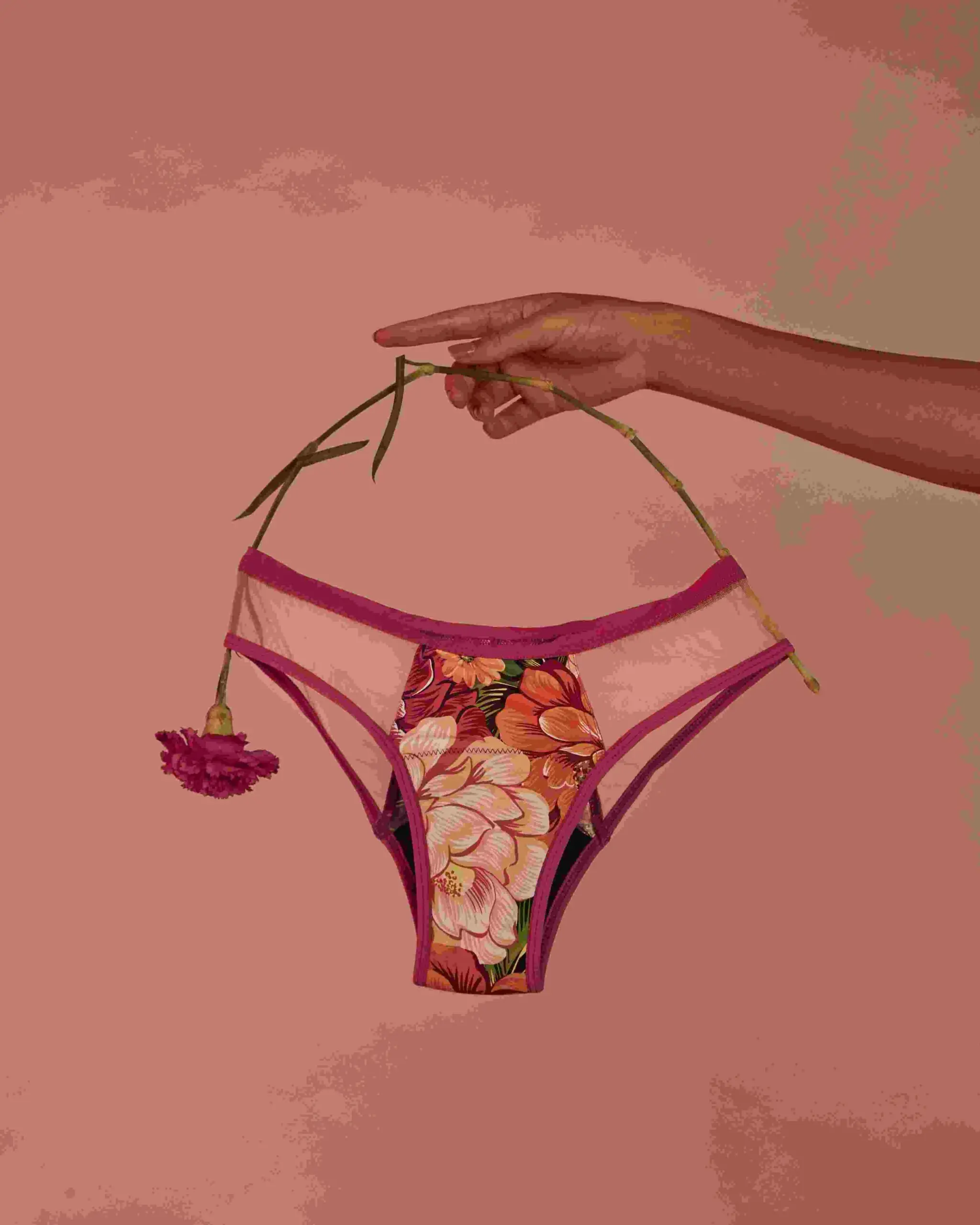 Calcinha absorvente de grife