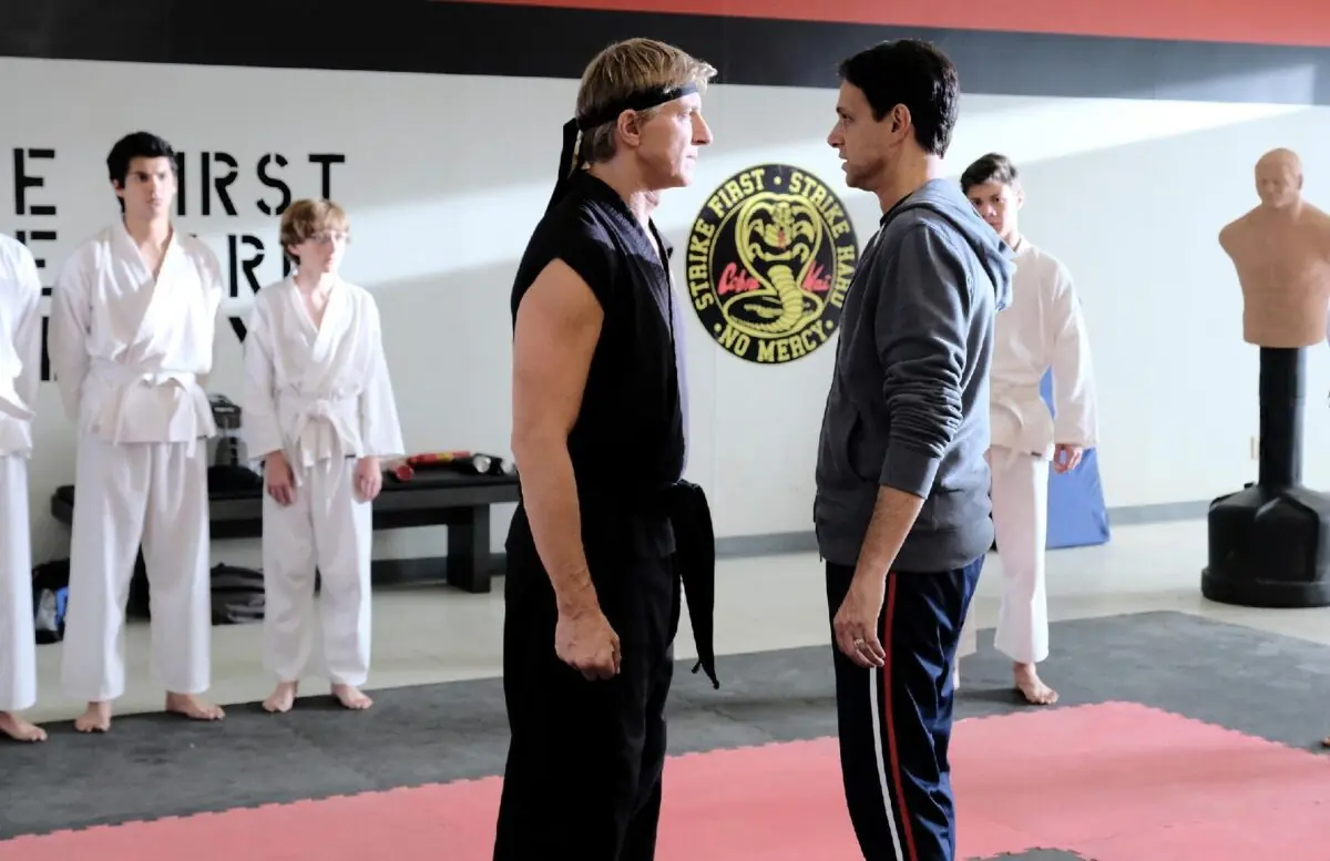 cena da temporada Cobra Kai