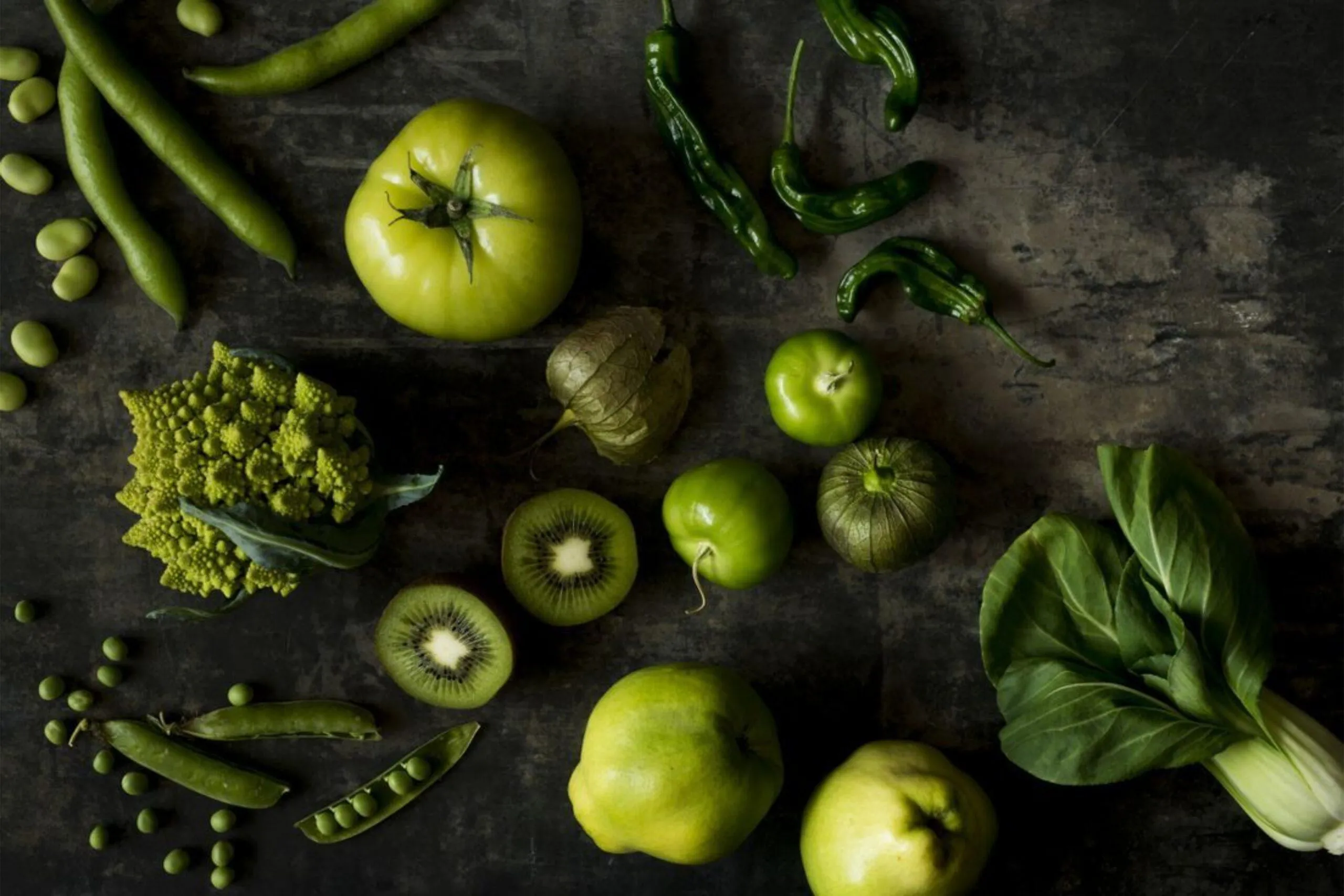 corantes naturais verdes