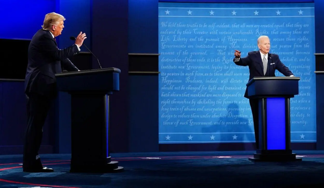 debate entre Trump e Biden