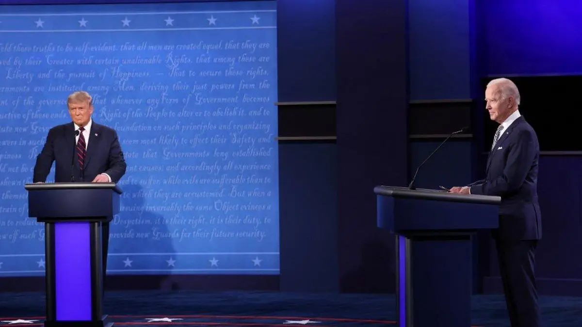 debate entre Trump e Biden
