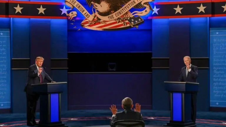 Primeiro debate entre Trump e Biden é marcado por insultos e caos