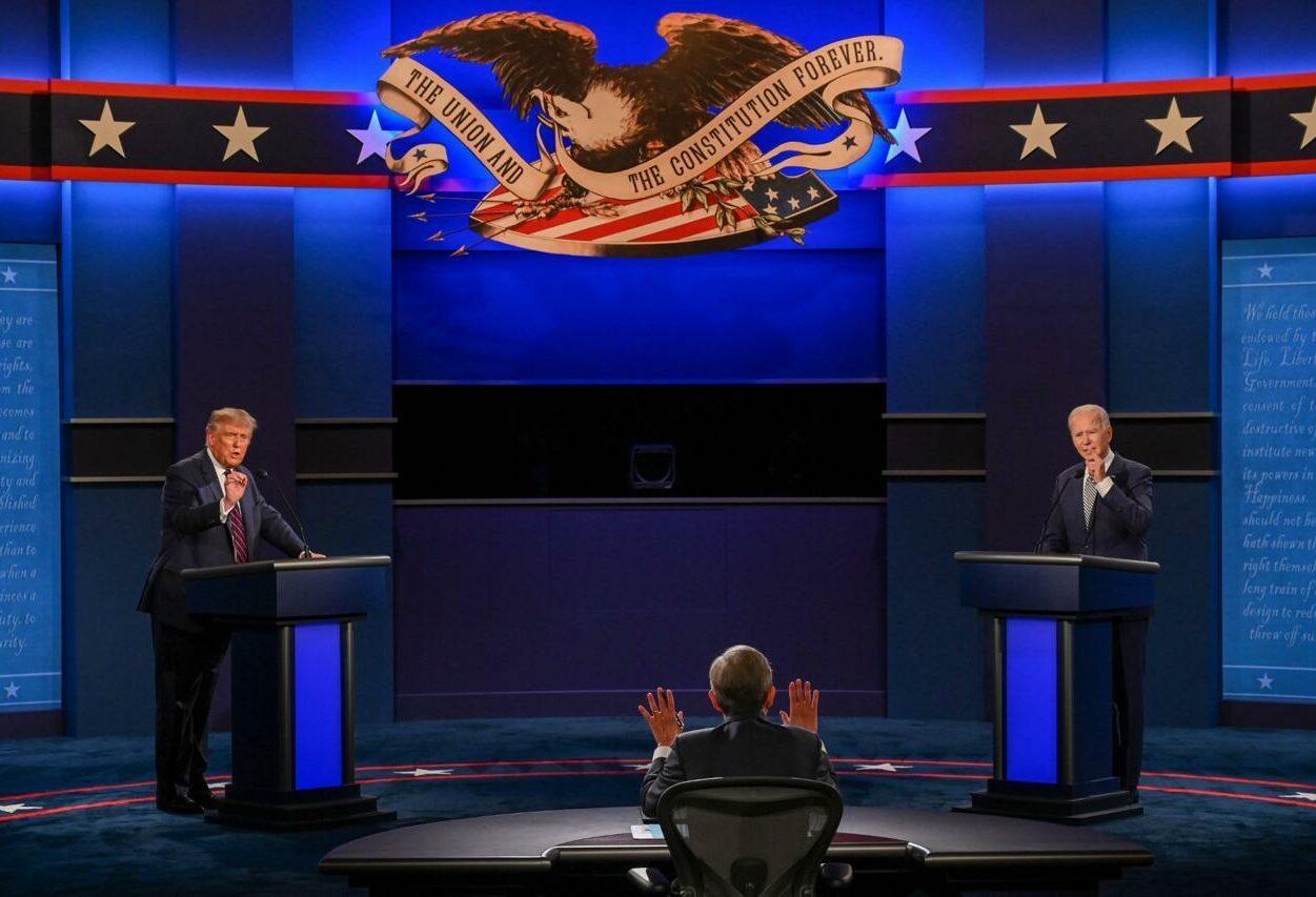 debate entre Trump e Biden