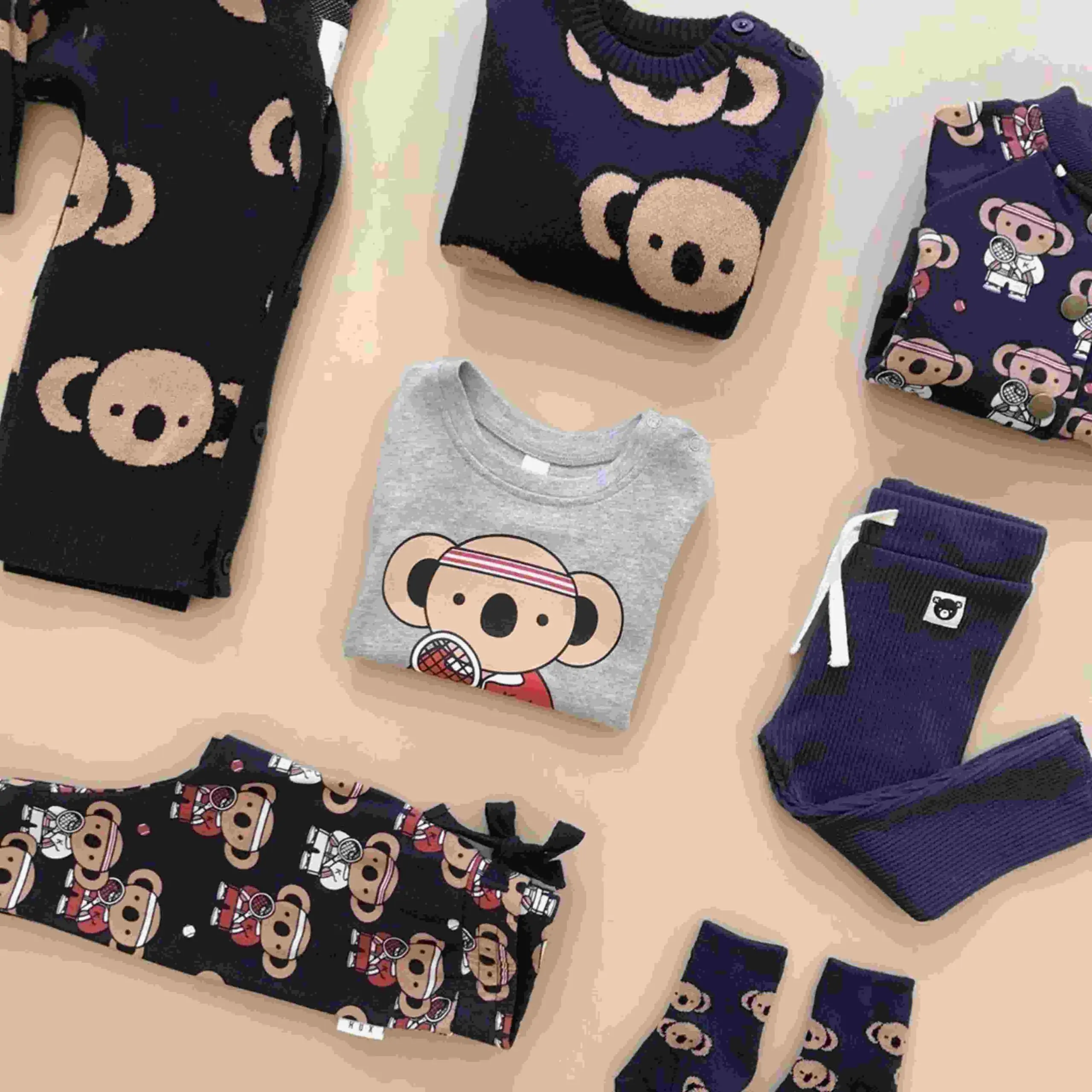 armário cápsula minimalista para bebês