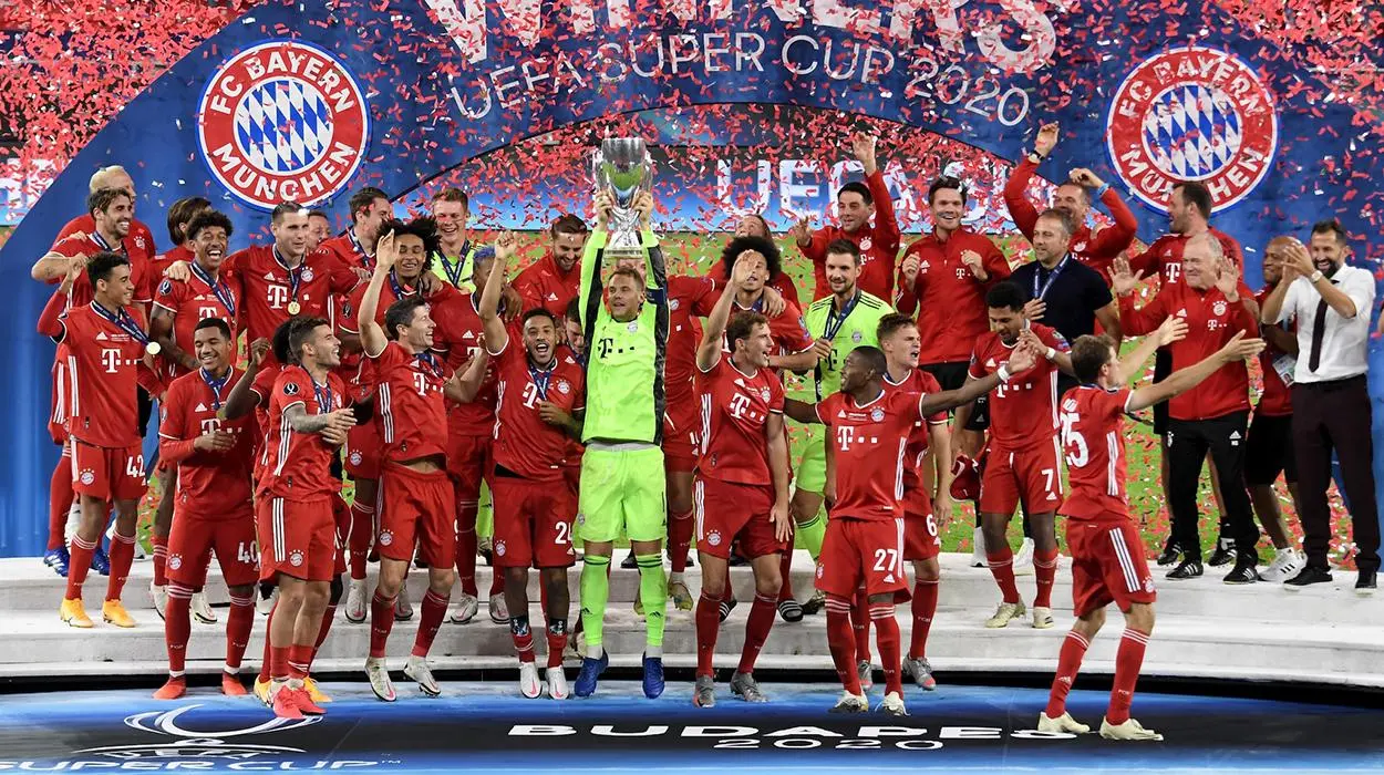 Bayern de Munique comemora título da Supercopa da Uefa