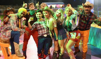 Festa no reality A Fazenda