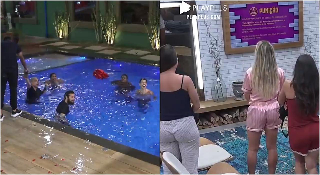 Imagem dos participantes do reality A Fazenda 2020 na festa Shippados
