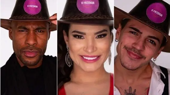 Enquete A Fazenda 12: Biel, Raissa ou Rodrigo, quem deve ficar?
