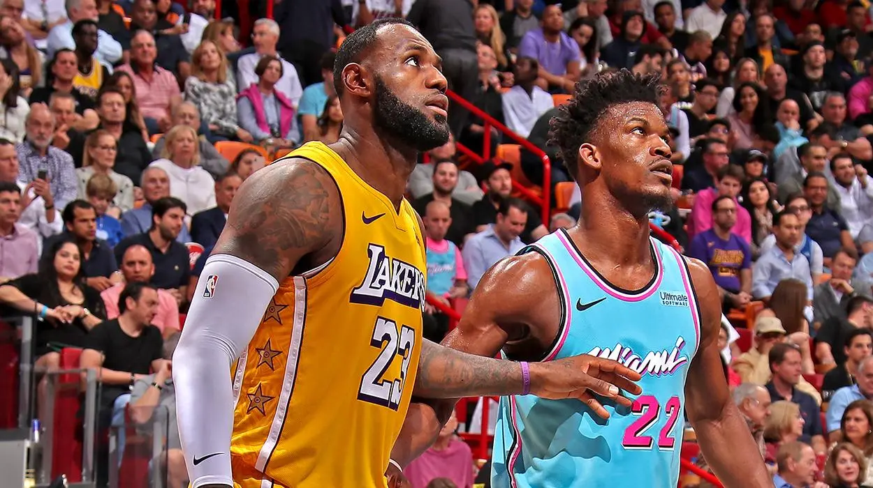 LeBron James, dos Lakers, e Jimmy Butler, do Miami, são os destaques das Finais da NBA