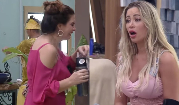 Luiza Ambiel e Carol Narizinho em A Fazenda 2020