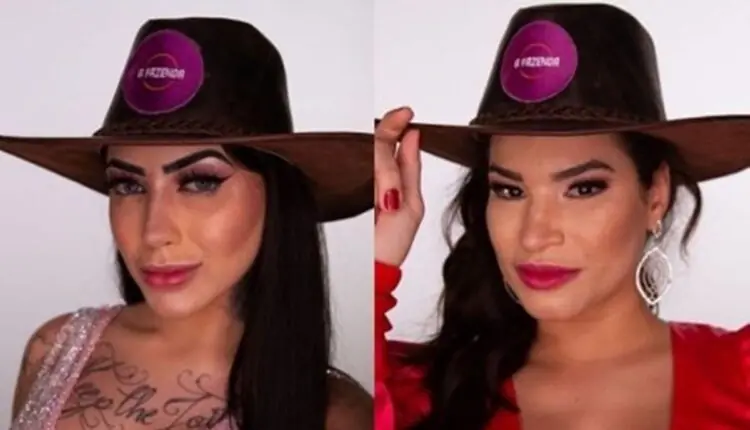 MC Mirella e Raissa Barbosa em A Fazenda 2020