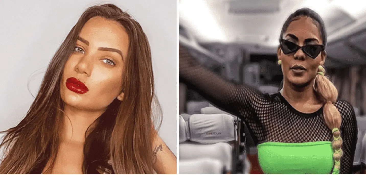 Stéfani Bays e Tays Reis, participantes de A Fazenda 2020