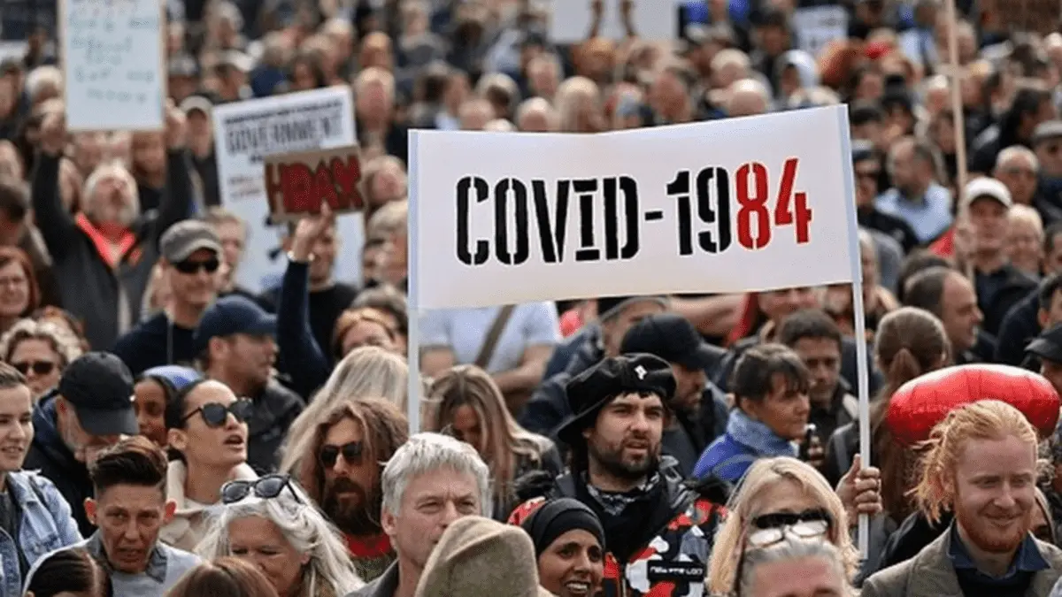 protestos contra restrições do coronavírus