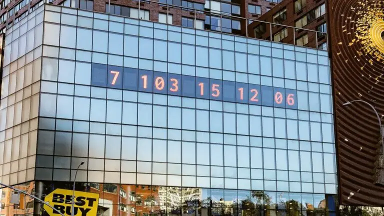 Relógio do Clima em Nova York faz contagem regressiva para desastre climático