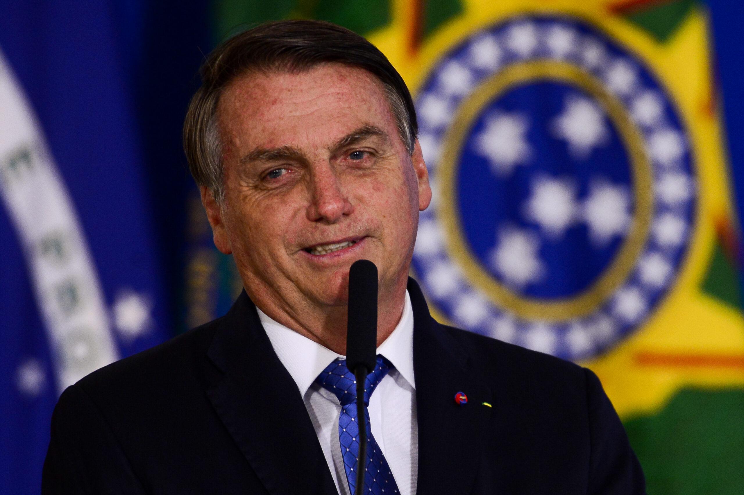 Imagem mostra Jair Bolsonaro