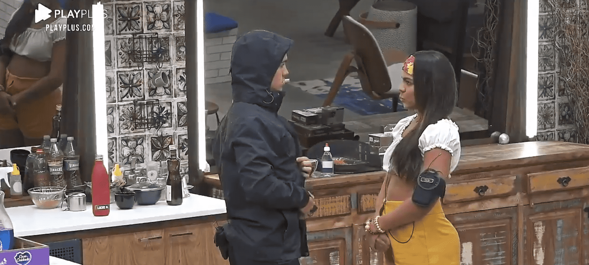 Imagem de Biel e Tays em A Fazenda 2020