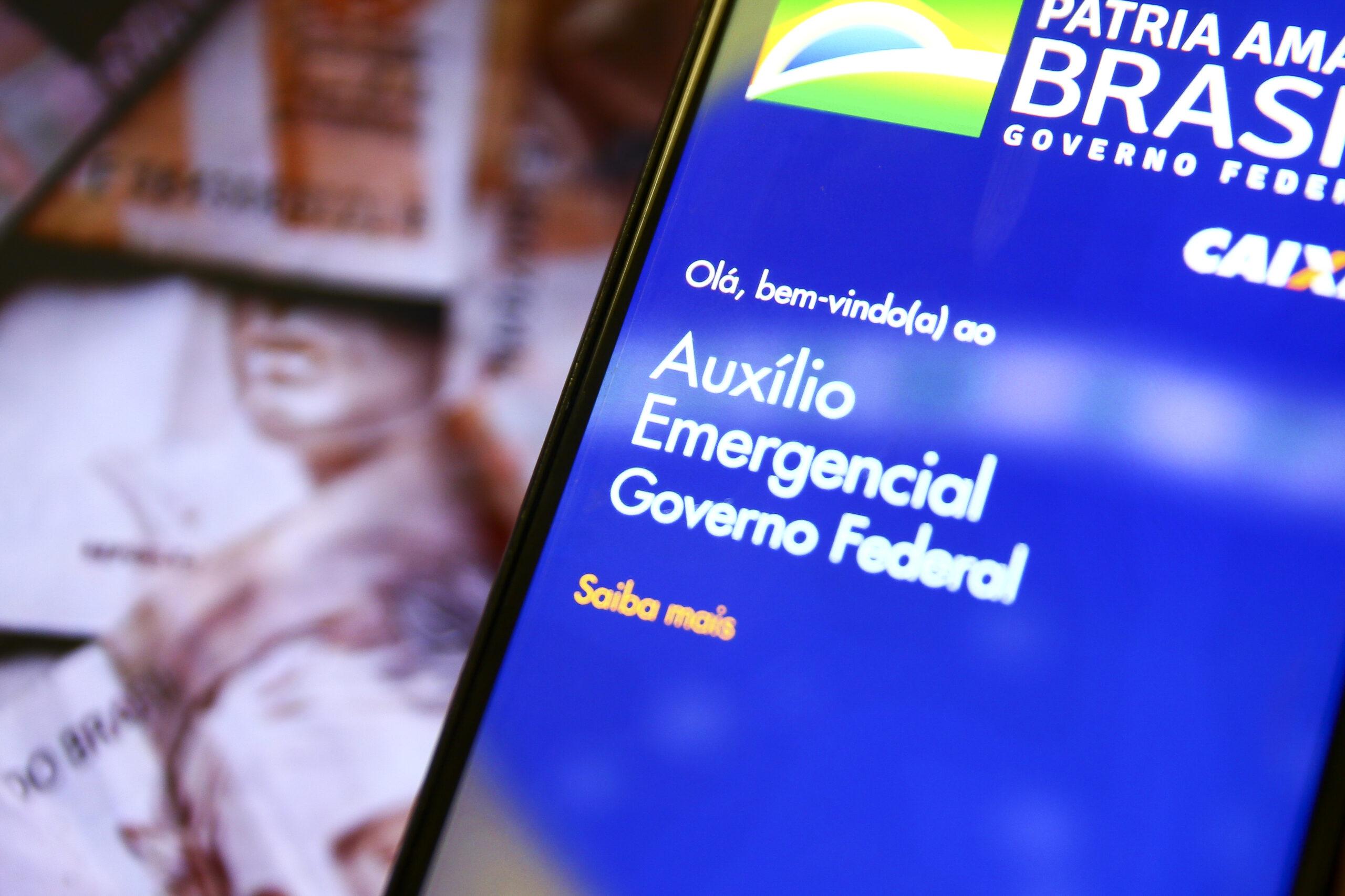 Aplicativo auxílio emergencial do Governo Federal.