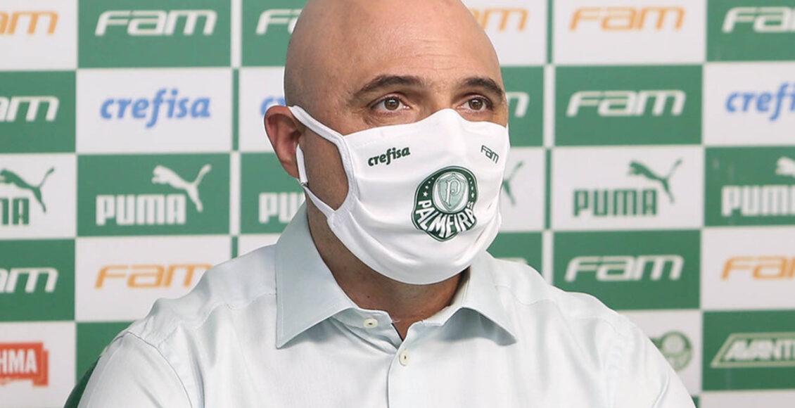 Presidente do Palmeiras, Mauricio Galiotte, fala sobre a busca por um novo técnico