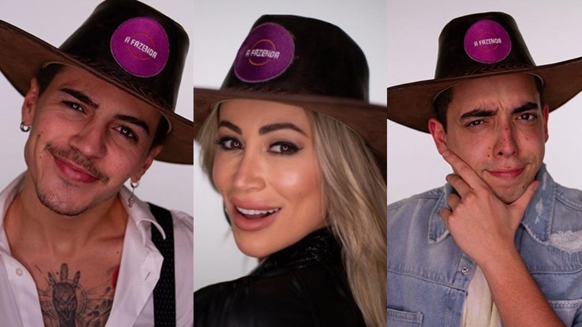 Biel, Carol Narinho e Lucas Maciel Enquete A Fazenda 12