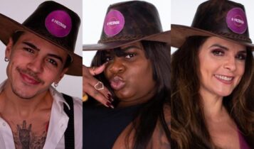 Biel, Jojo Todynho e Luiza Ambiel na enquete a fazenda 12