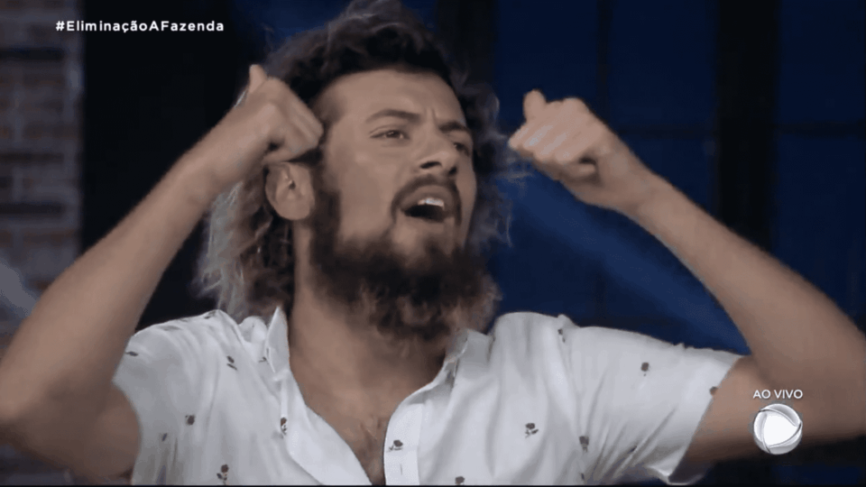 Lucas Strabko, o Cartolouco, em A Fazenda 2020