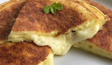 Pão de queijo de frigideira
