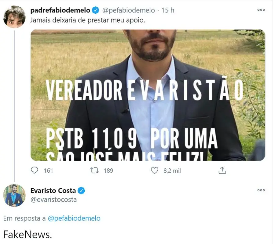 Evaristo Costa e Padre Fábio de Melo