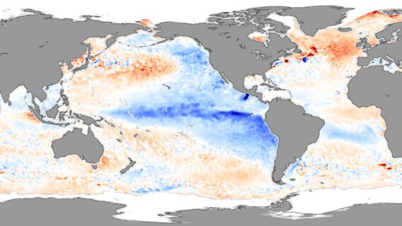 Evento climático La Niña se desenvolve no Pacífico