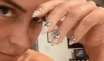 Nail art da Giovanna Antonelli (Foto: @giovannaantonelli/Instagram/Reprodução)