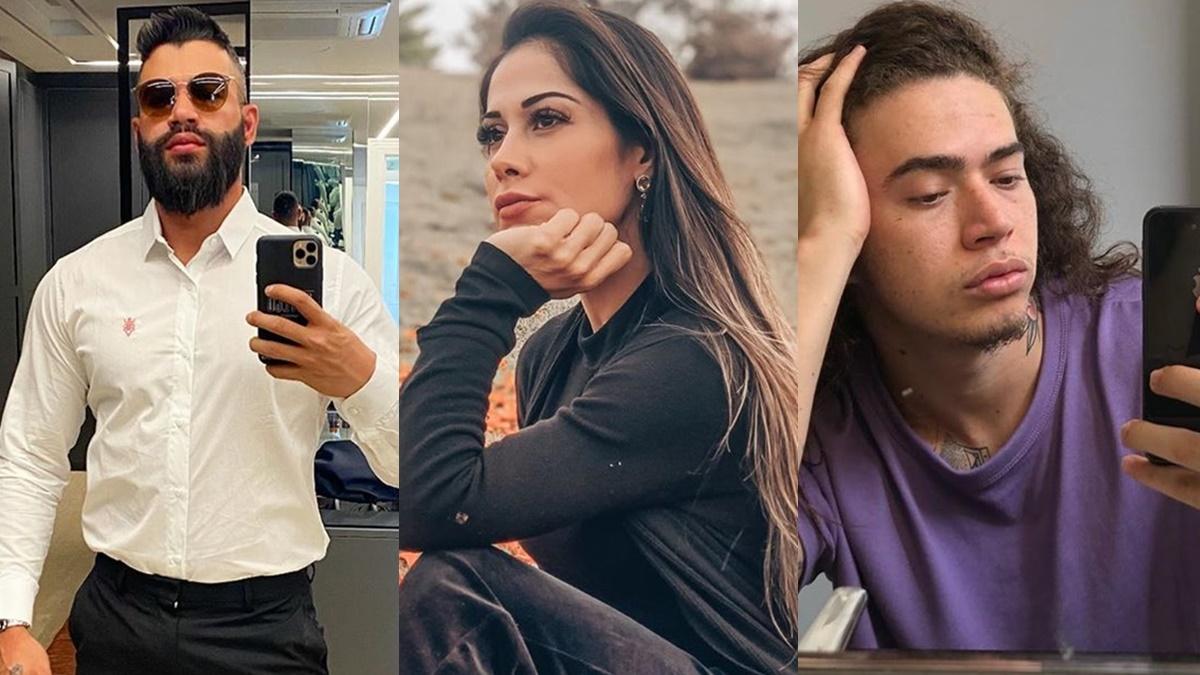 Gusttavo Lima, Mayra Cardi e Whinderson Nunes famosos solteiros