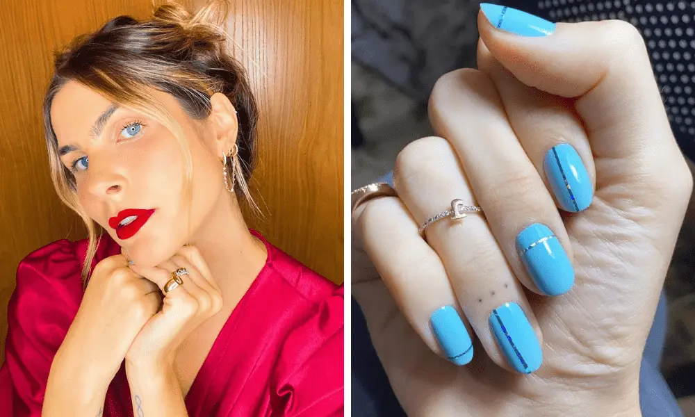 Nail art da Julia Faria (Foto: @juliafaria/Instagram/Reprodução)