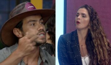 Mariano e Luiza Ambiel em A Fazenda 2020