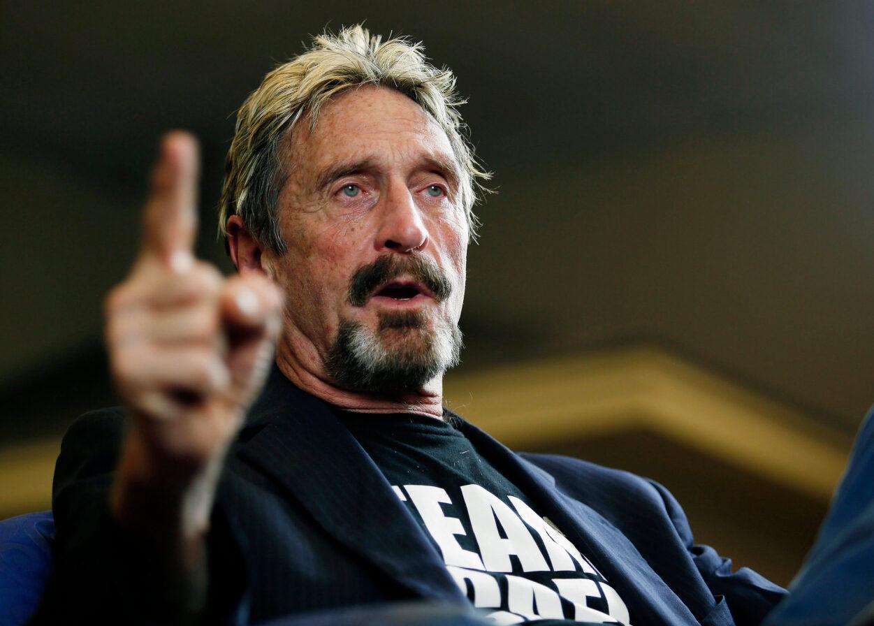 McAfee foi preso