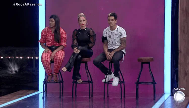 Tays, Carol e Biel na quinta formação de roça de A Fazenda 2020