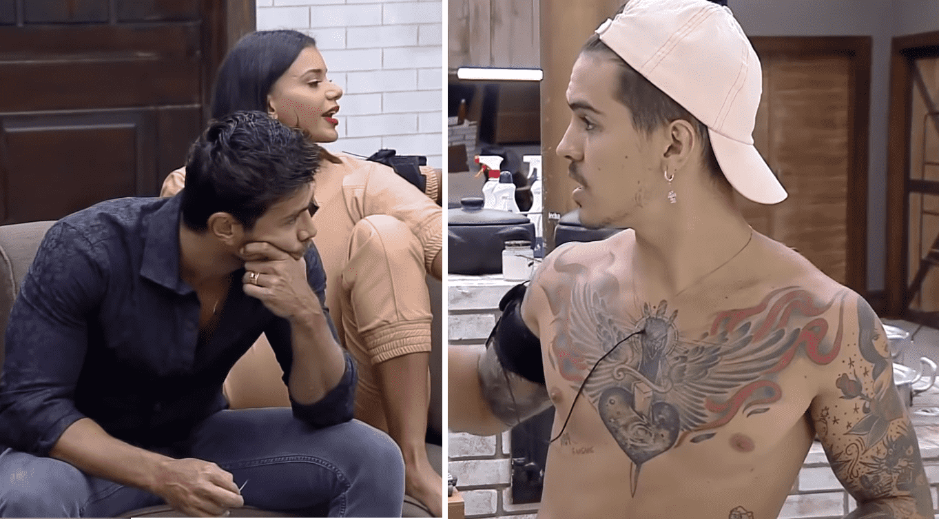 Mariano, Jakelyne e Biel discutem em A Fazenda 2020