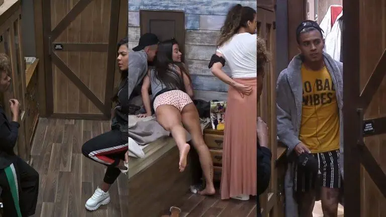 A Fazenda 2020: Biel escuta conversa de Tays pela parede e confronta peoa