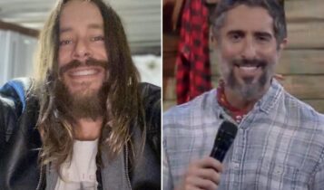 Theo Becker e Marcos Mion